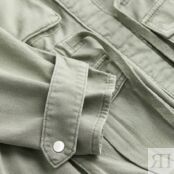 Куртка H&M Cotton Twill Utility, зеленый 1131105001 | GREEN фото 3