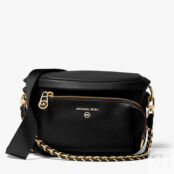 Сумка Michael Michael Kors Slater Medium Pebbled Leather Sling, черный 30T0G04M6L | black фото 3